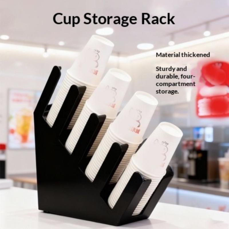 Coffee Equipment Rack - New·Plastic Paper Cup Storage Rack 4