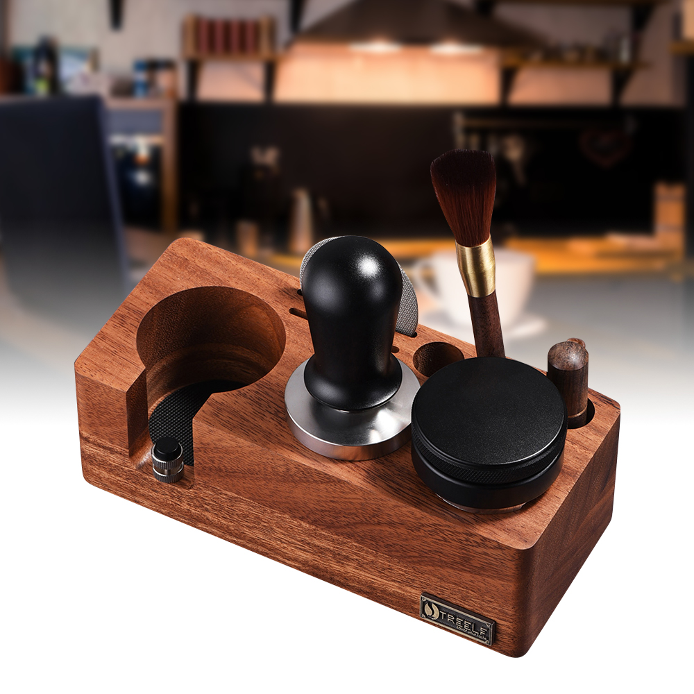 Coffee Equipment Rack - TREELF Coffee Tamper Holder Multifunctional Stand