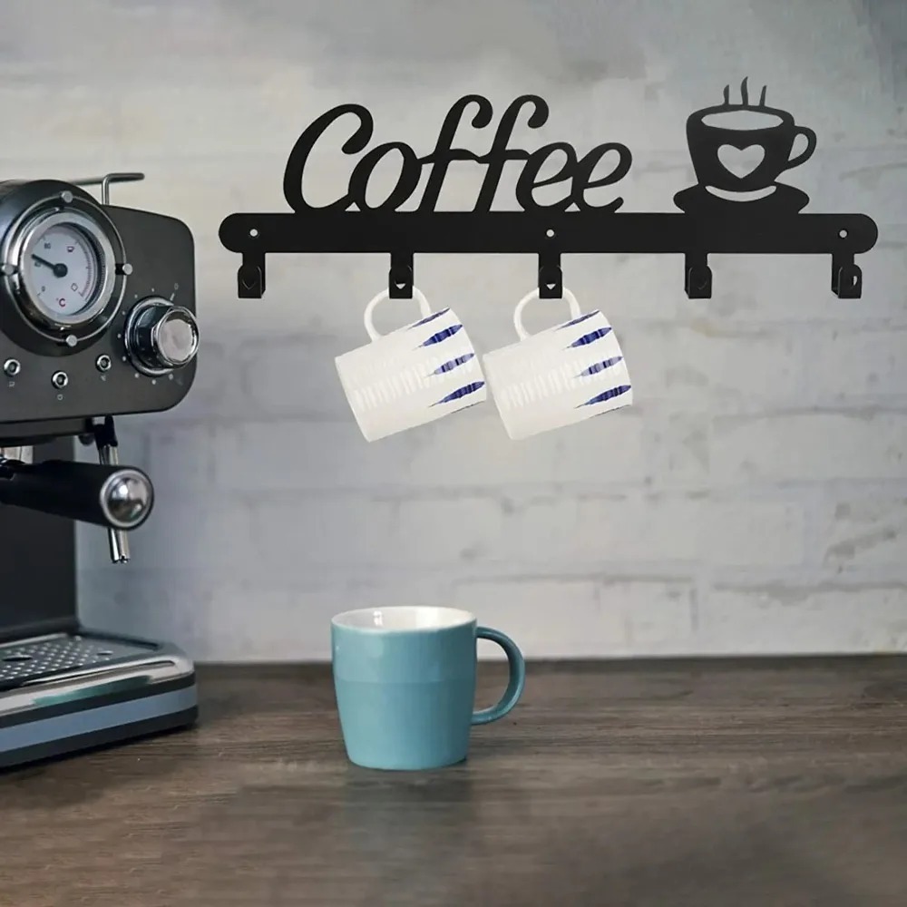 Metal Wall Mounted Coffee Mug  - đánh giá và giá Coffee Equipment Rack