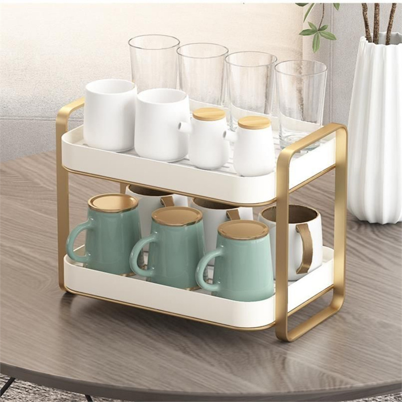 2 Tier Cup Organizer Rack Mug  - đánh giá và giá Coffee Equipment Rack