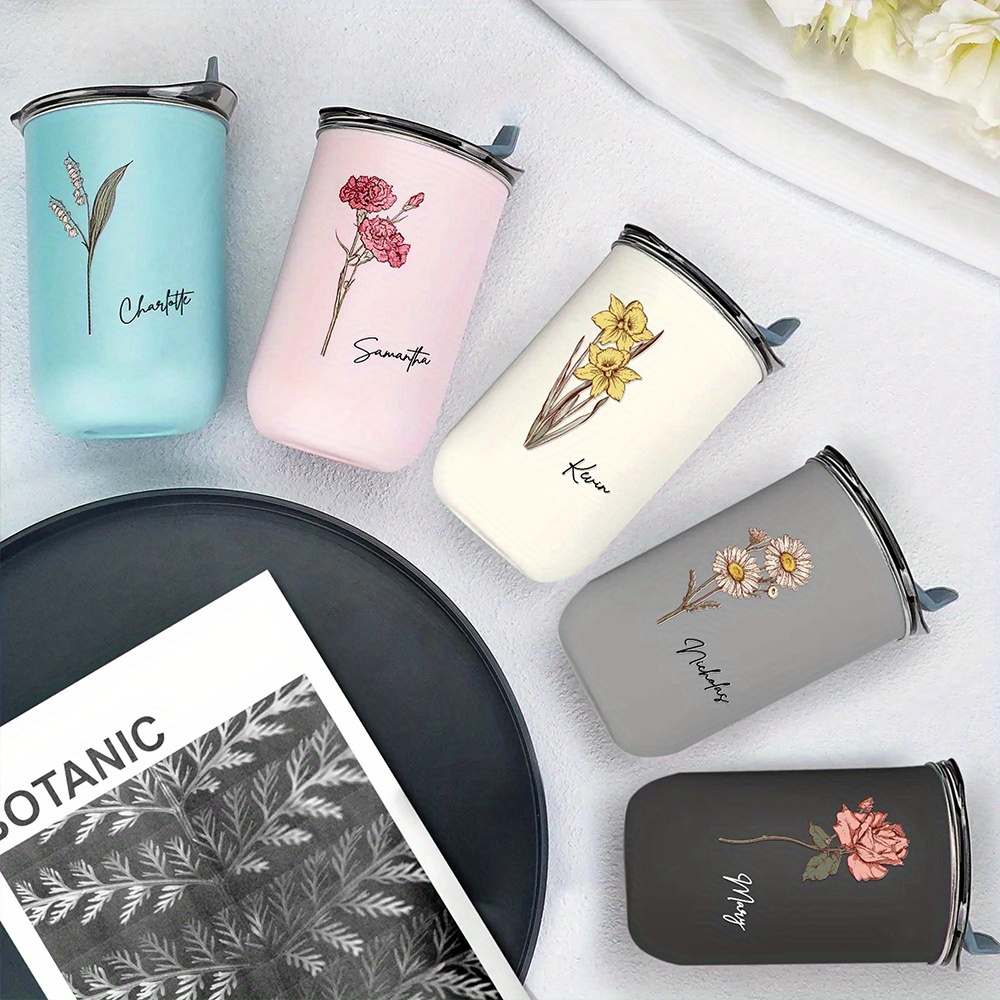 Personalized Birth Flower Coff - đánh giá và giá Coffee Equipment With Name