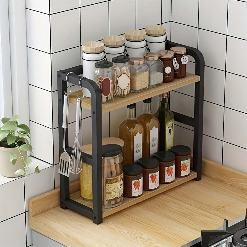 1pc 2-Tier Rustproof Metal Cou - đánh giá và giá Coffee Equipment Rack