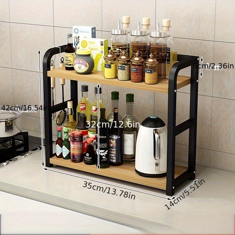 1pc 2-Tier Rustproof Metal Cou - đánh giá và giá Coffee Equipment Rack