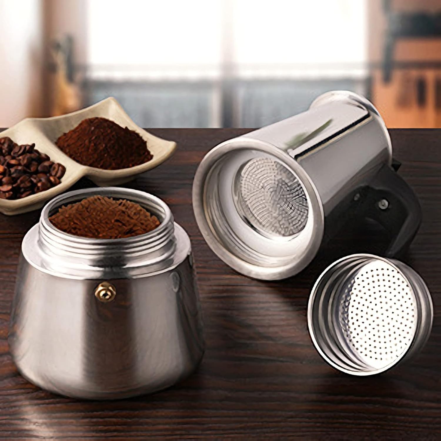 4/6/9 ly Moka nồi Caffe máy Es - đánh giá và giá Coffee Equipment Tools