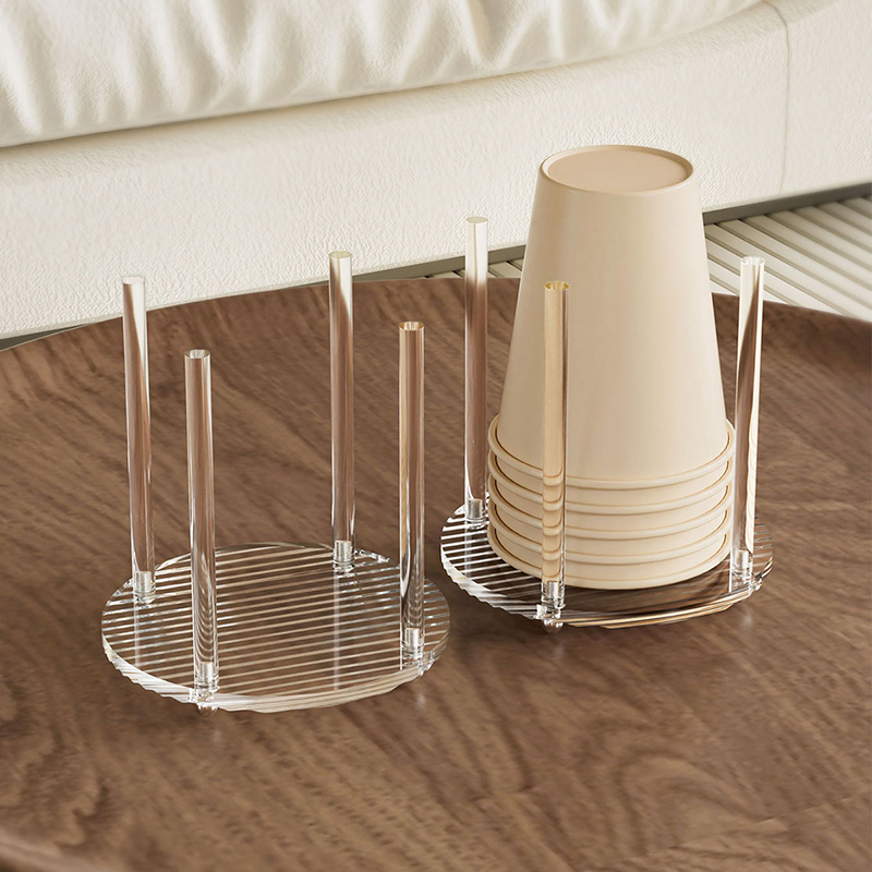 Acrylic Transparent Paper Cup  - đánh giá và giá Coffee Equipment Rack
