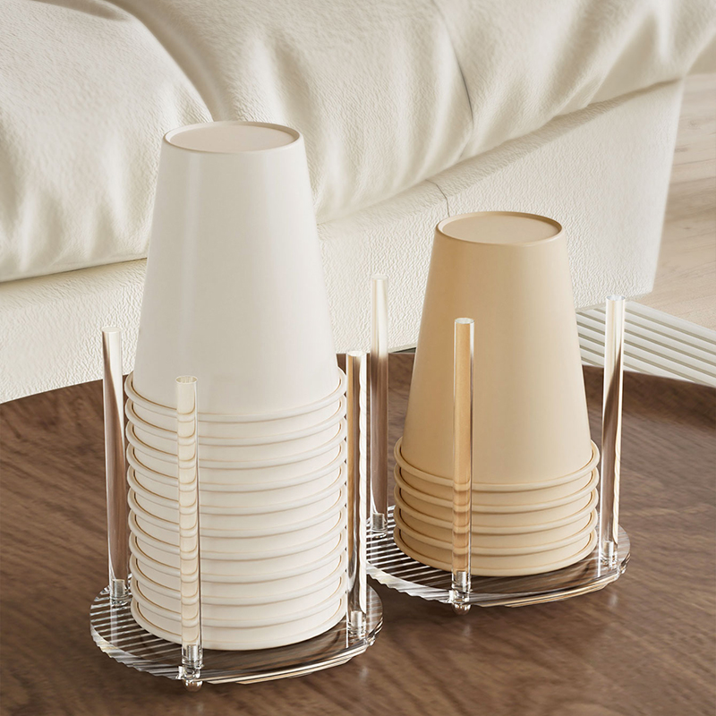 Acrylic Transparent Paper Cup  - đánh giá và giá Coffee Equipment Rack