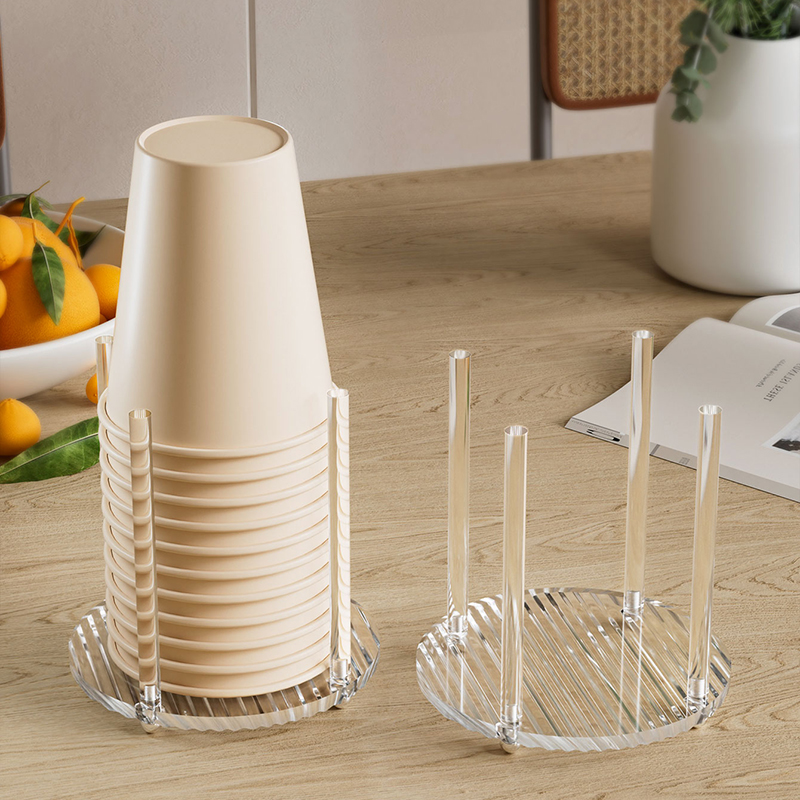 Acrylic Transparent Paper Cup  - đánh giá và giá Coffee Equipment Rack