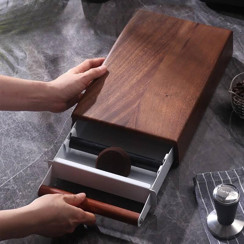 Walnut Coffee Knock Box Espres - đánh giá và giá Coffee Knock Box