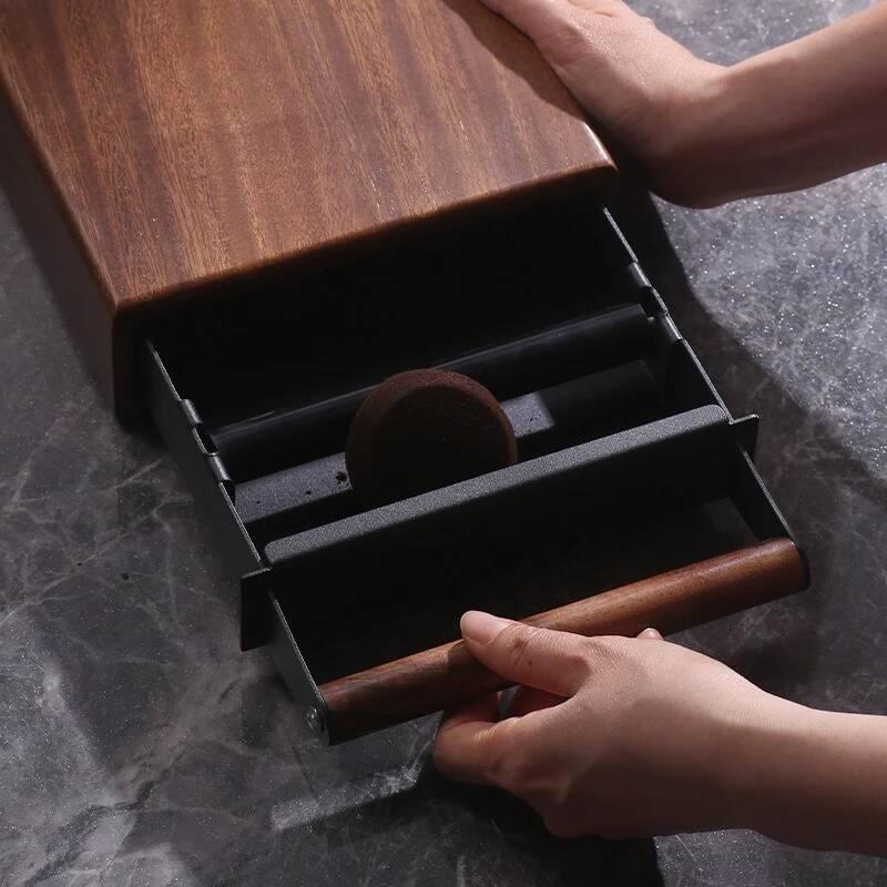 Walnut Coffee Knock Box Espres - đánh giá và giá Coffee Knock Box